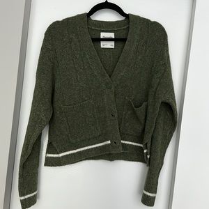 Abercrombie green cardigan